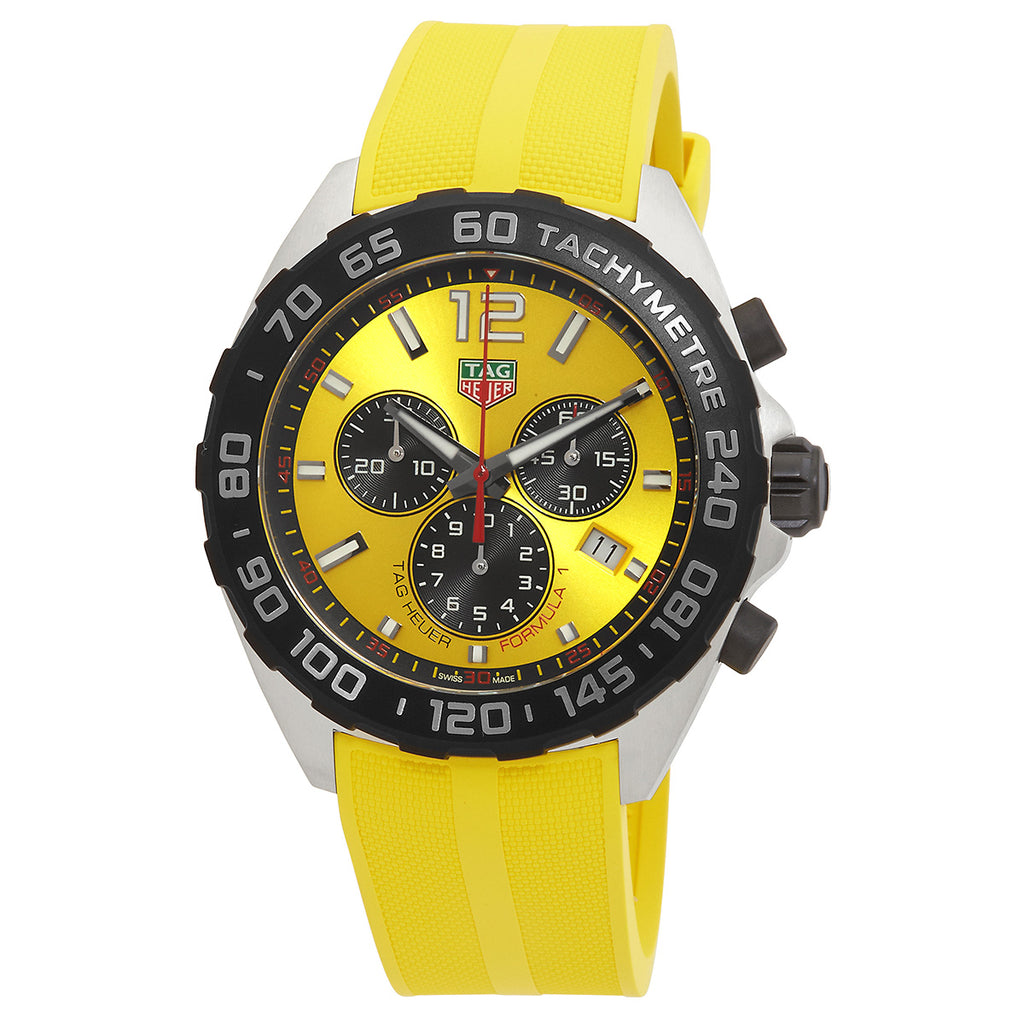 TAG Heuer Formula 1 Chronograph CAZ101AM.FT8054 – Yellow Dial 43mm