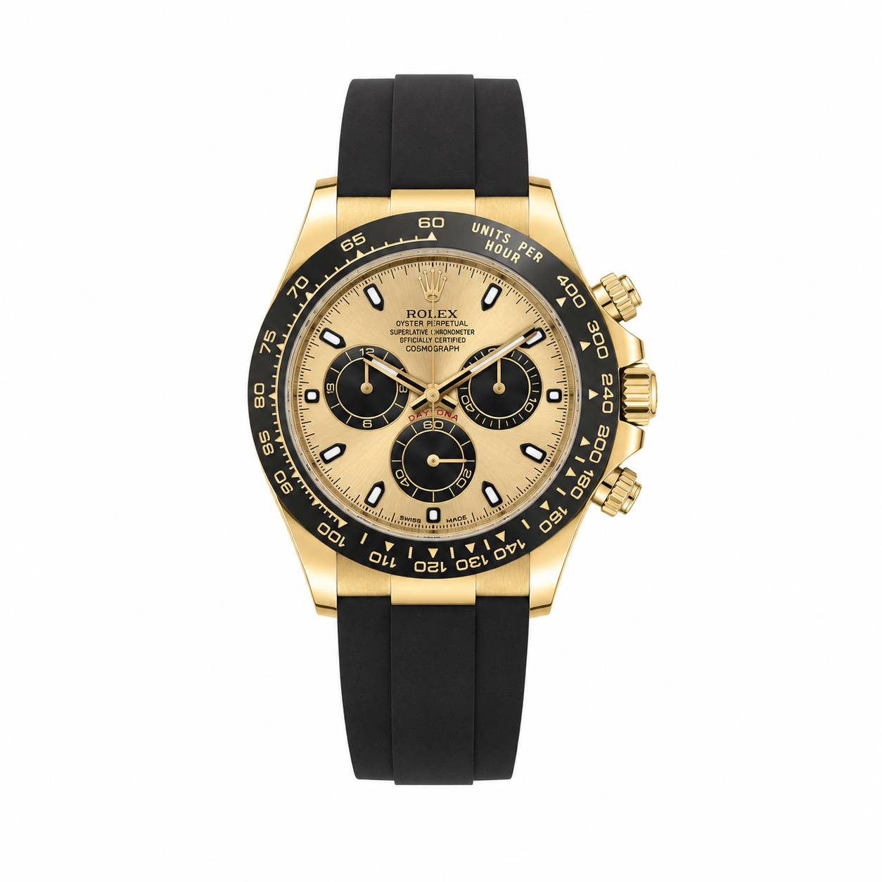 Rolex Cosmograph Daytona Gold 40mm – Oysterflex