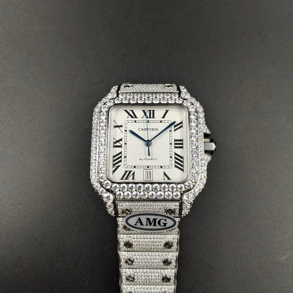 Cartier Santos Diamond Edition – Stainless Steel