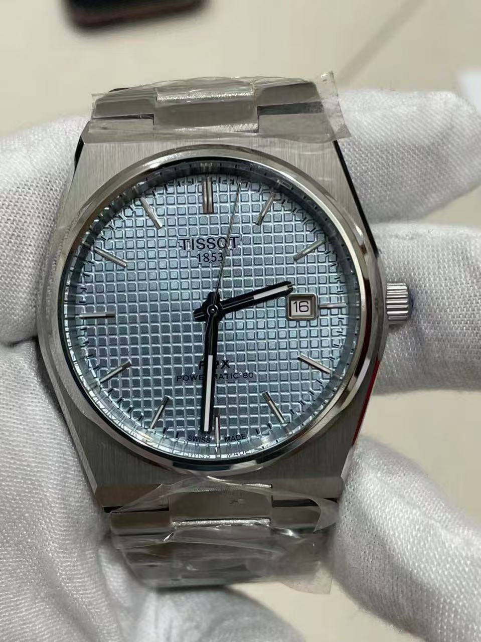 Tissot PRX Powermatic 80 Ice Blue – Stainless Steel
