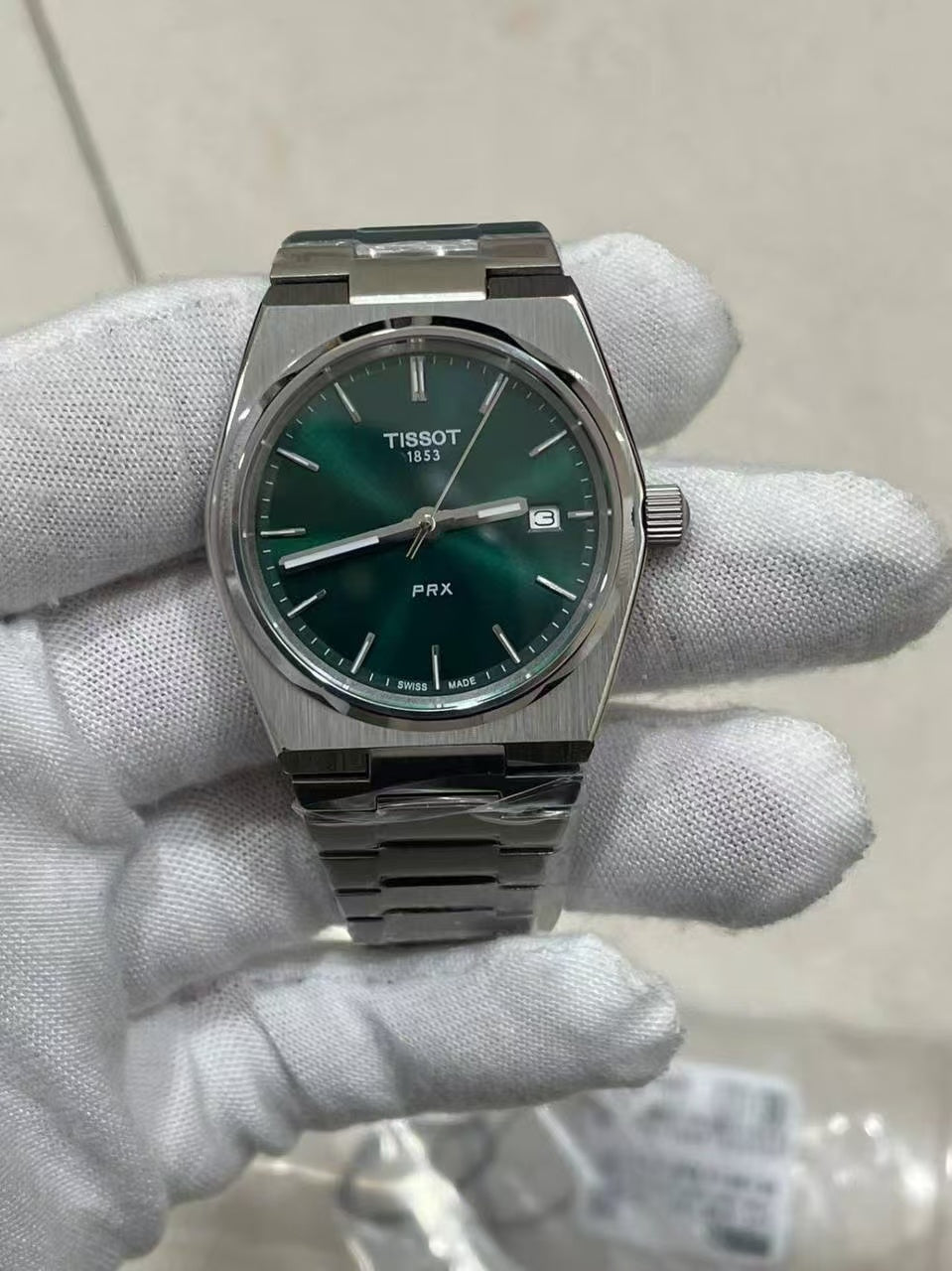 Tissot PRX Green Dial – Stainless Steel