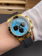Rolex Daytona - Turquoise Blue Yellow Gold