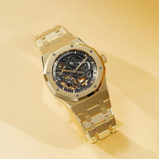 Audemars Piguet Royal Oak Double Balance Wheel Openworked Yellow Gold