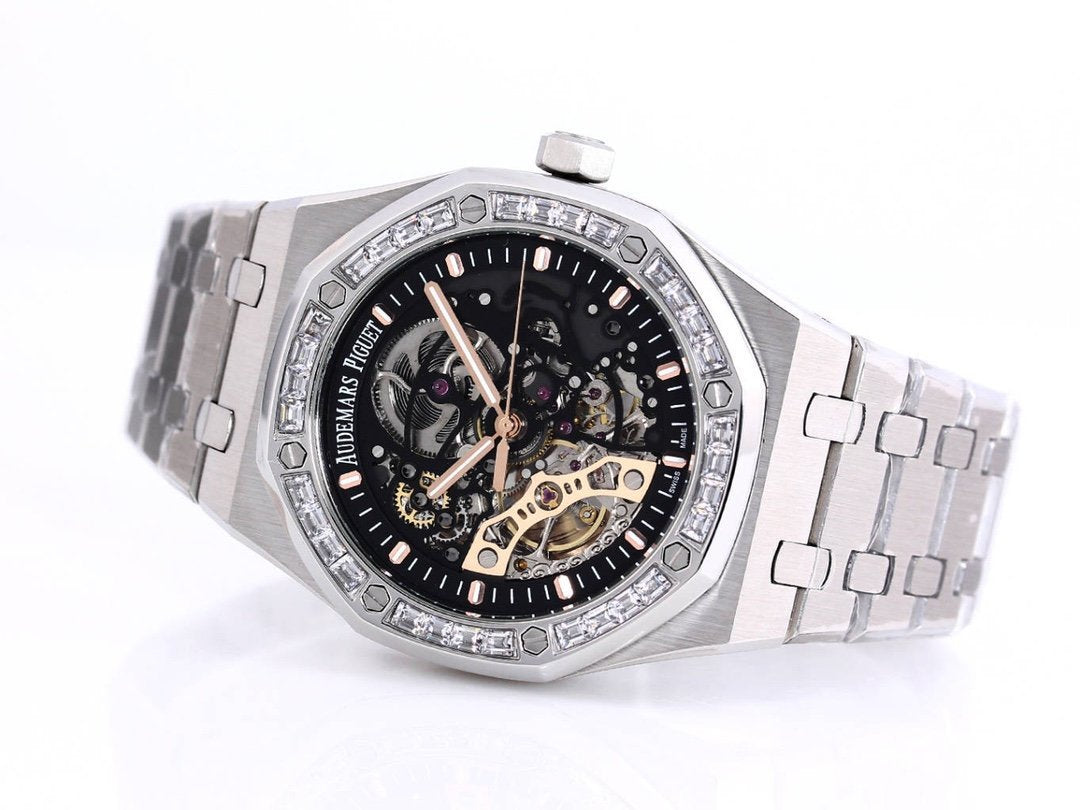 Audemars Piguet Royal Oak Skeleton – Silver & Diamond