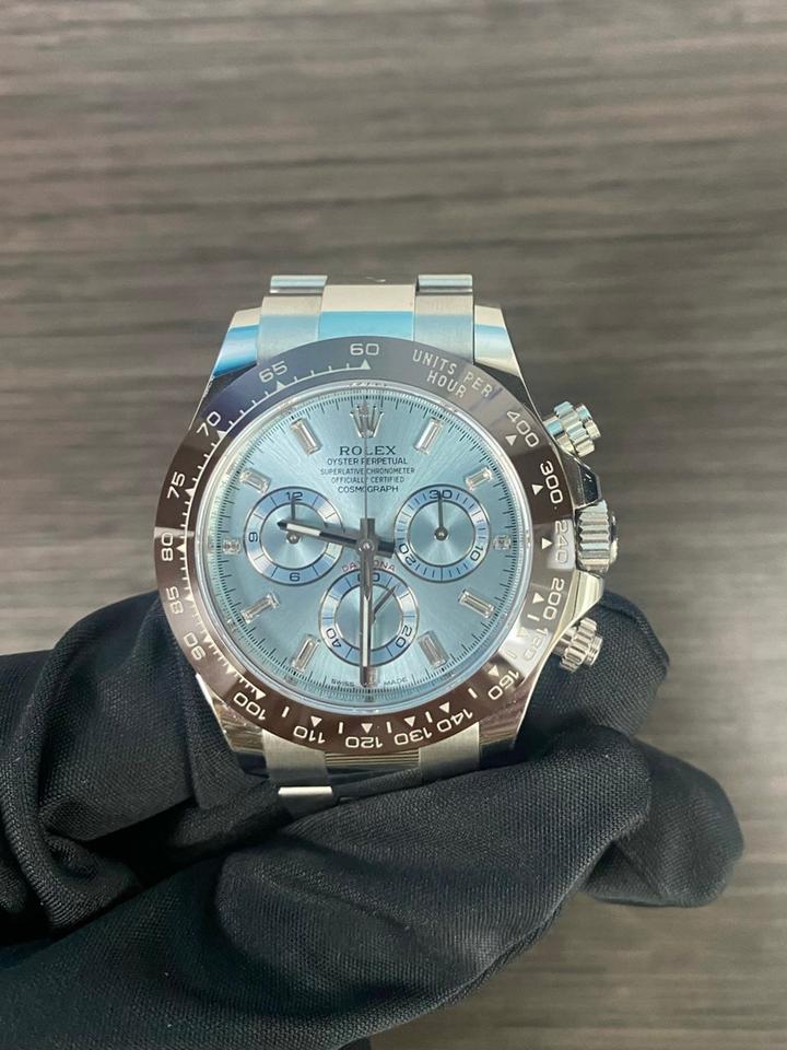Rolex Daytona Platinum Daytona Baguette Dial