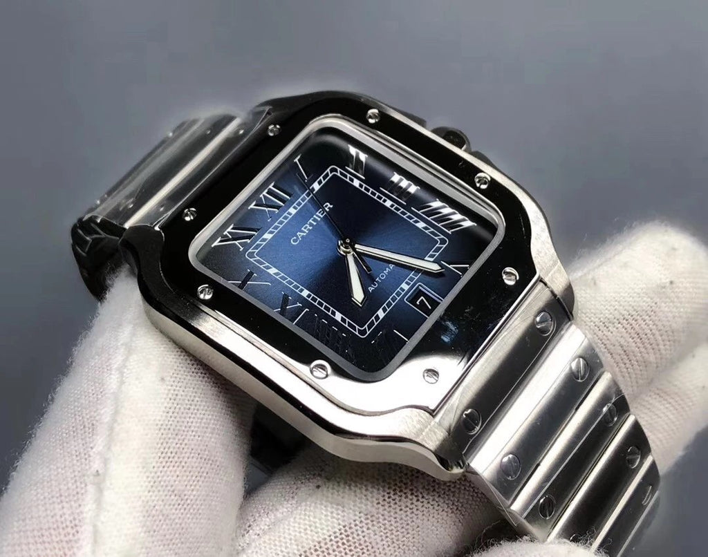 Cartier Santos de Cartier Blue Dial