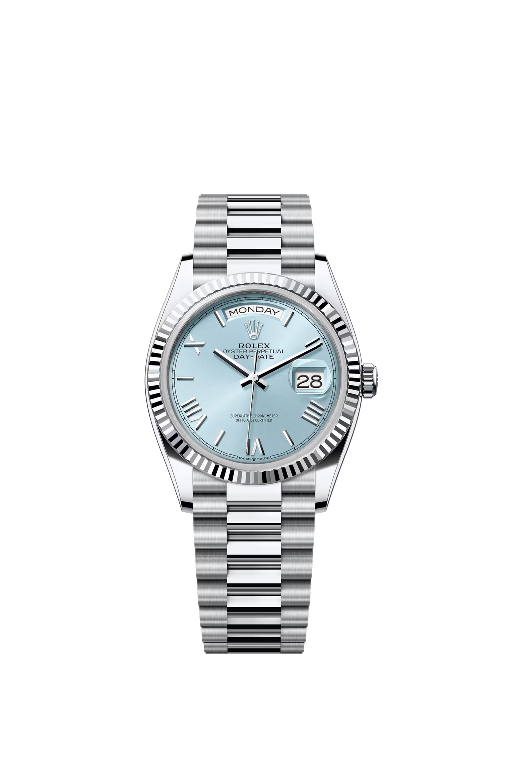 Rolex Day-Date Ice Blue Roman Dial