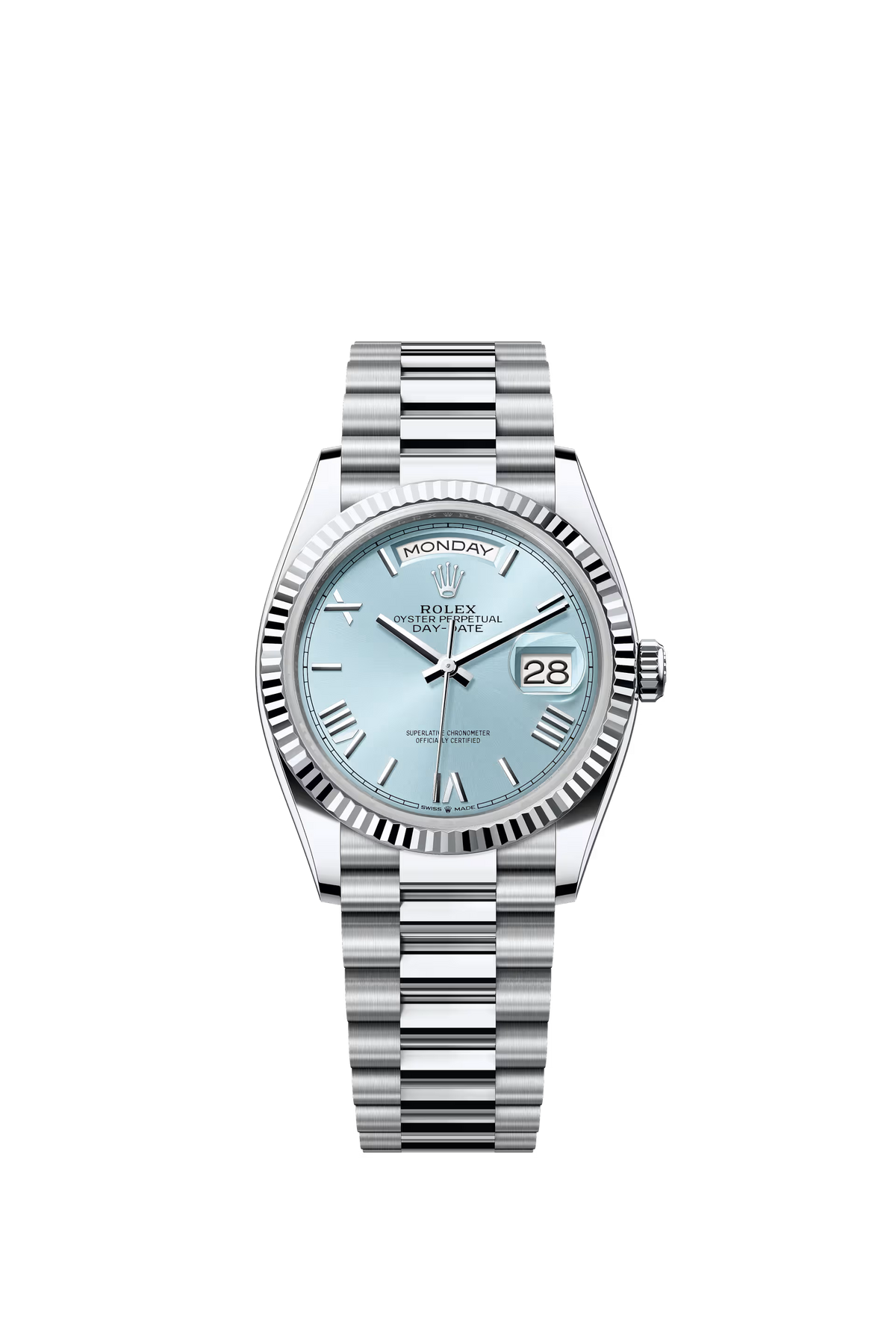 Rolex Day-Date Ice Blue Roman Dial