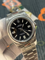 Rolex Oyster Perpetual Black Dial – Stainless Steel