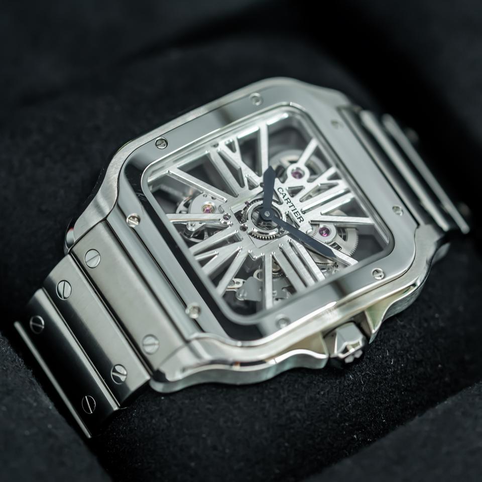 Cartier Santos De Cartier Skeleton