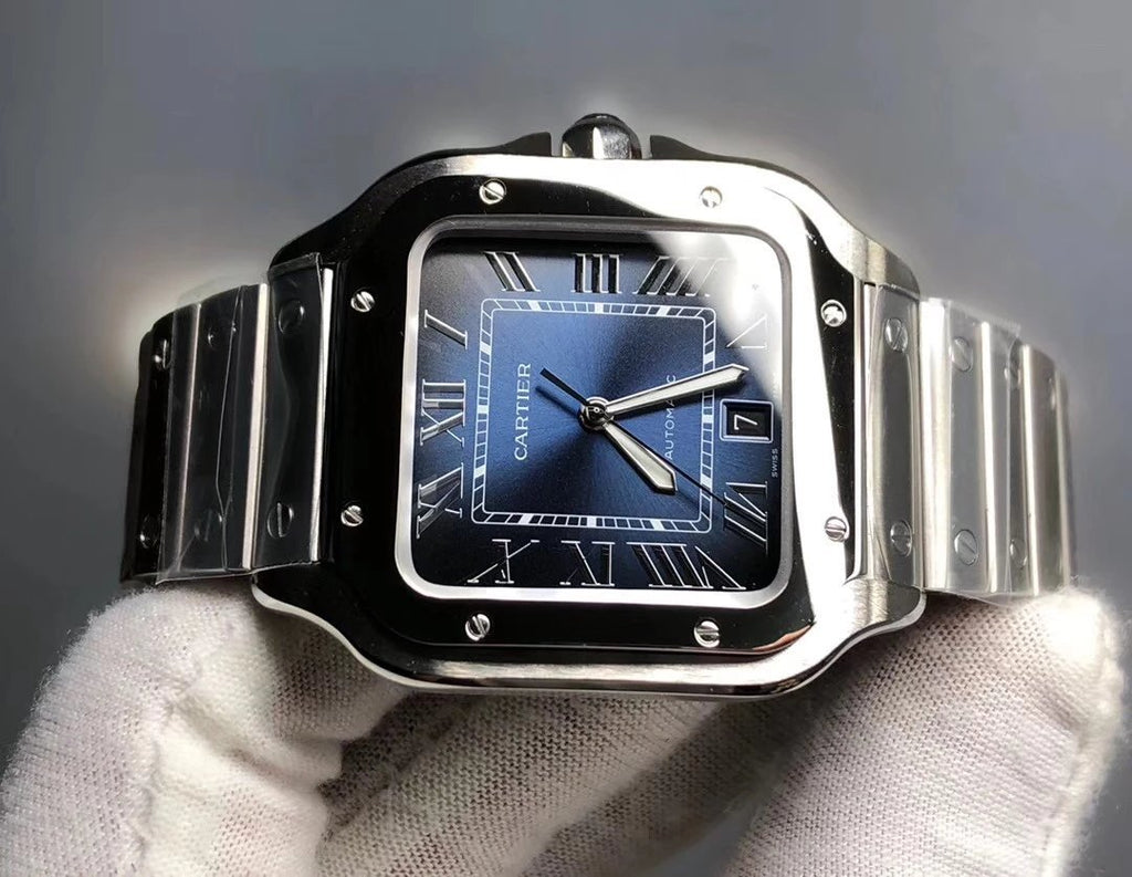 Cartier Santos de Cartier Blue Dial