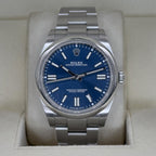 Rolex Oyster Perpetual Blue Dial – Stainless Steel