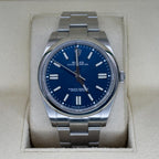 Rolex Oyster Perpetual Blue Dial – Stainless Steel