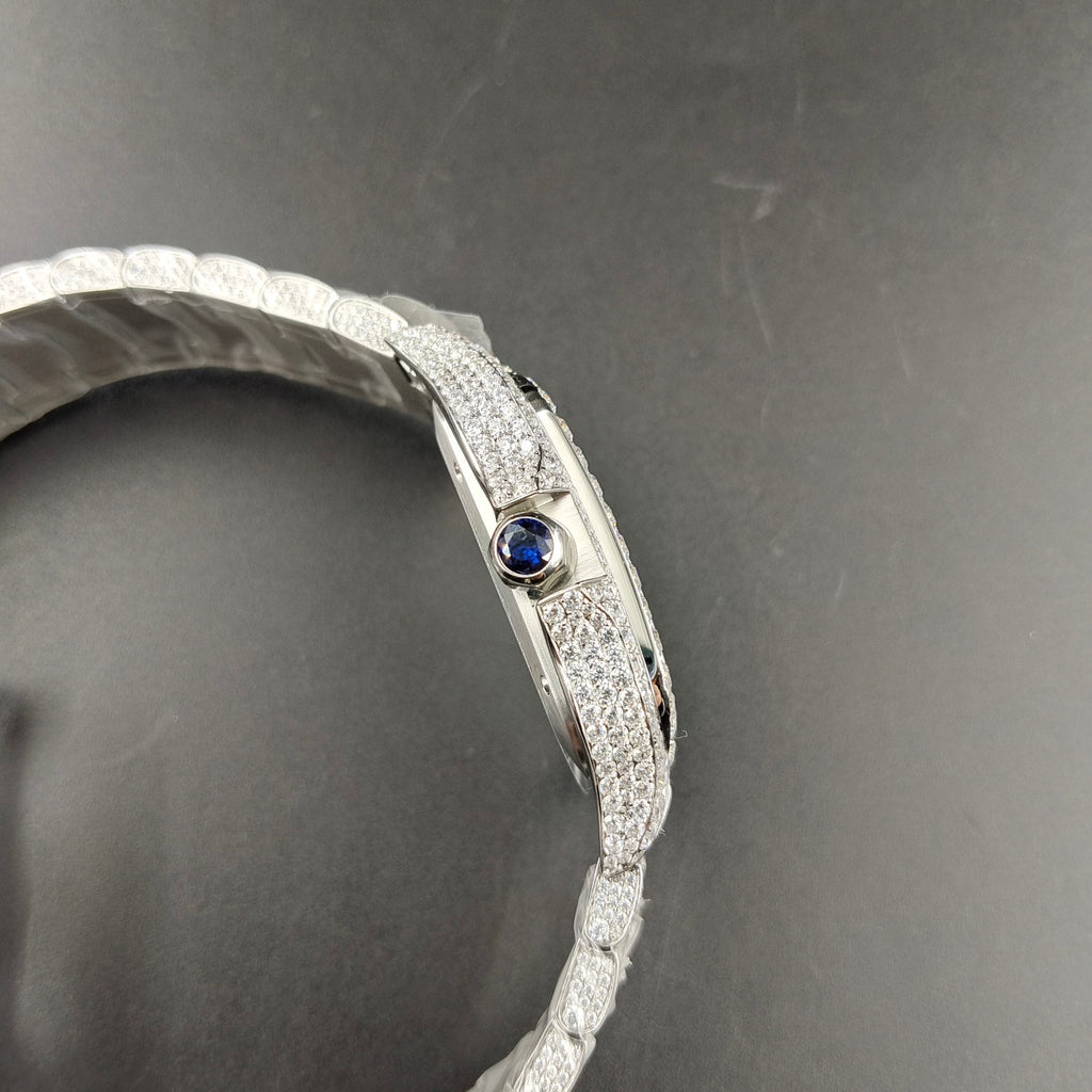 Cartier Santos Diamond Edition – Stainless Steel