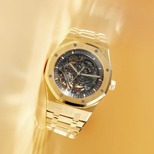 Audemars Piguet Royal Oak Double Balance Wheel Openworked Yellow Gold