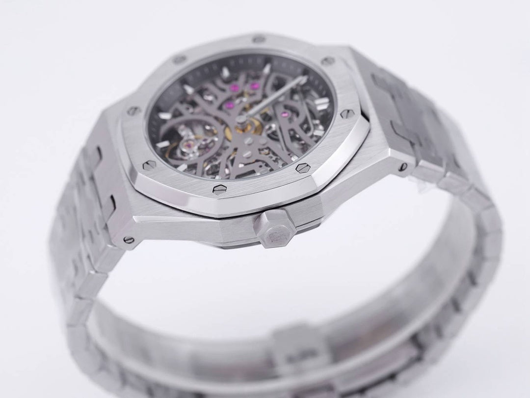 Audemars Piguet Royal Oak Skeleton Tourbillon – Silver