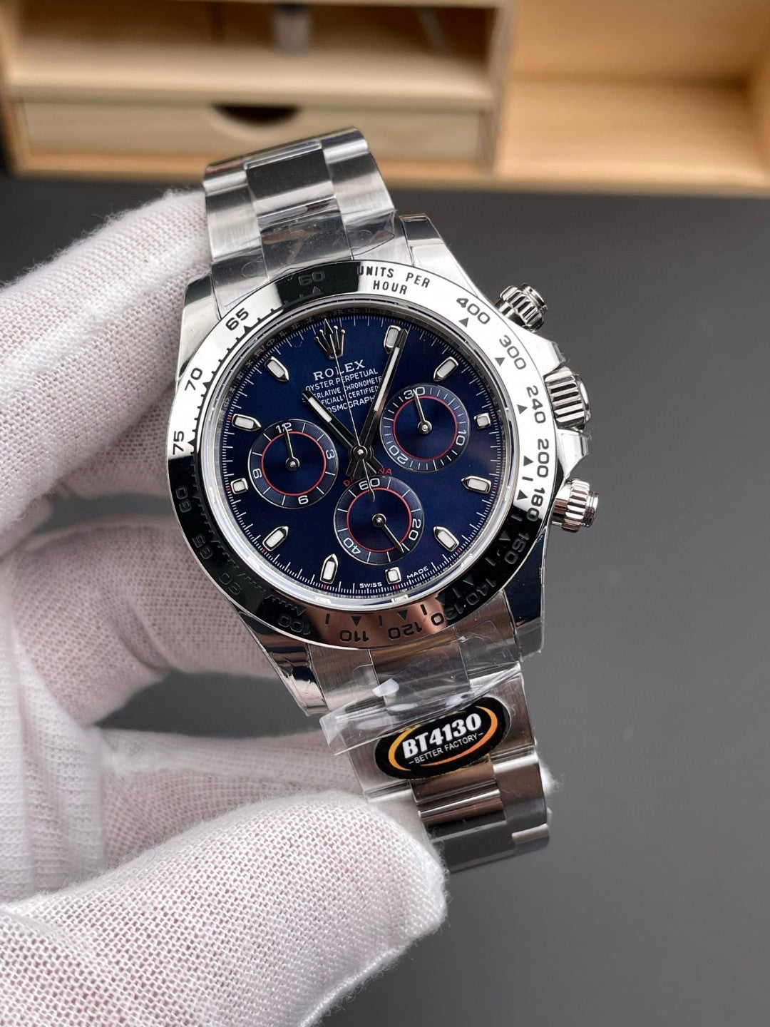 Rolex Daytona - Blue Dial White Gold