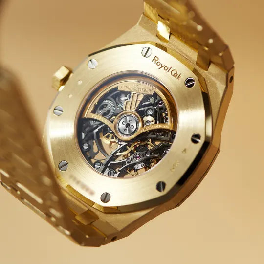 Audemars Piguet Royal Oak Double Balance Wheel Openworked Yellow Gold