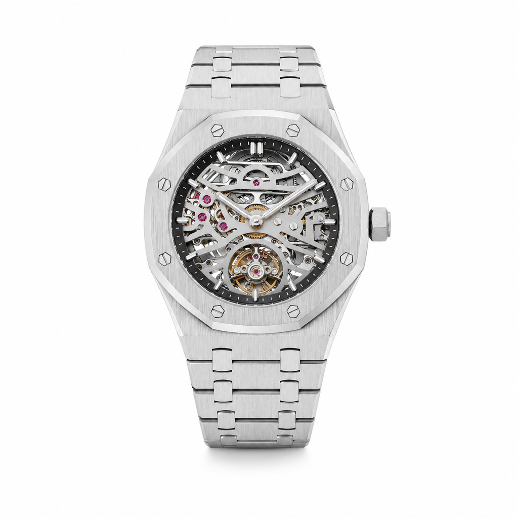 Audemars Piguet Royal Oak Skeleton Tourbillon – Silver