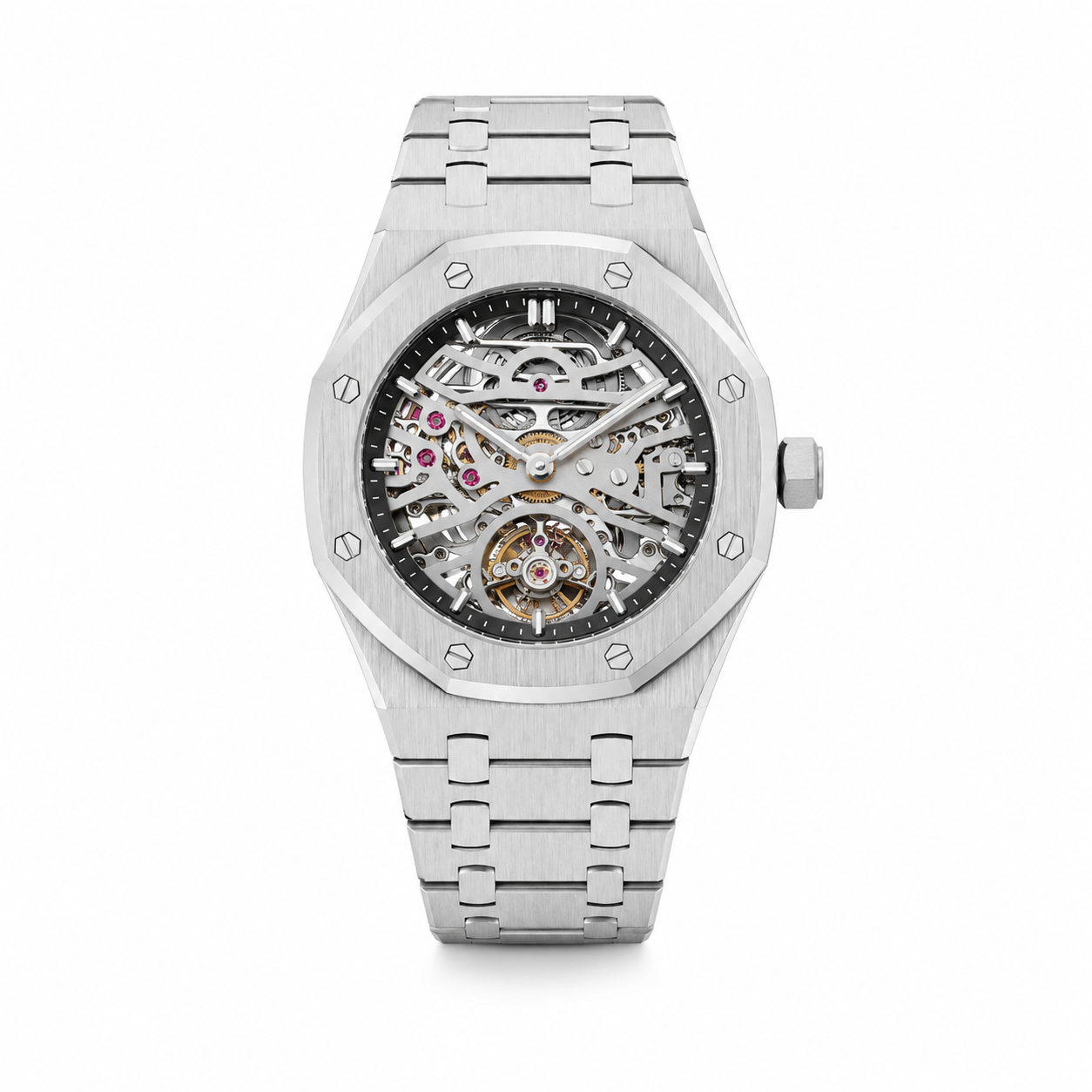 Audemars Piguet Royal Oak Skeleton Tourbillon – Silver