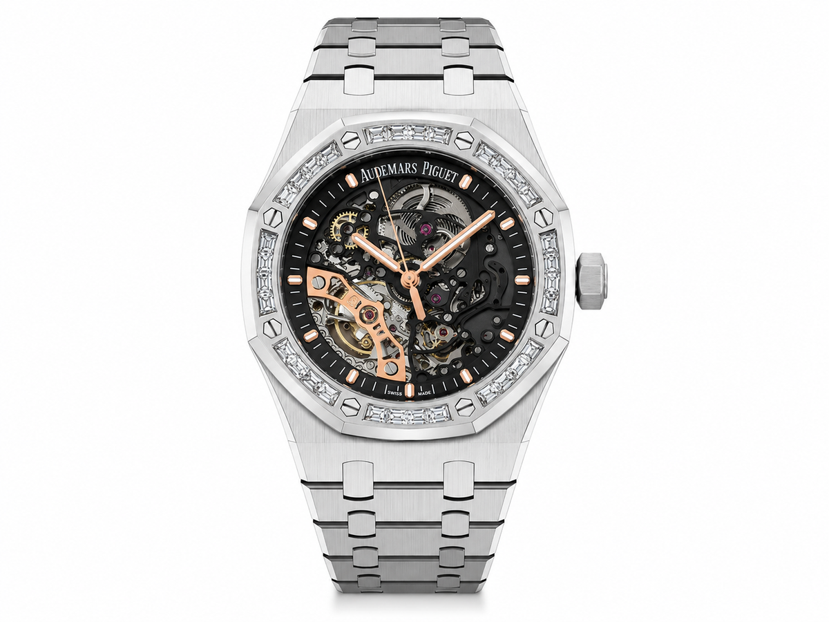 Audemars Piguet Royal Oak Skeleton – Silver & Diamond