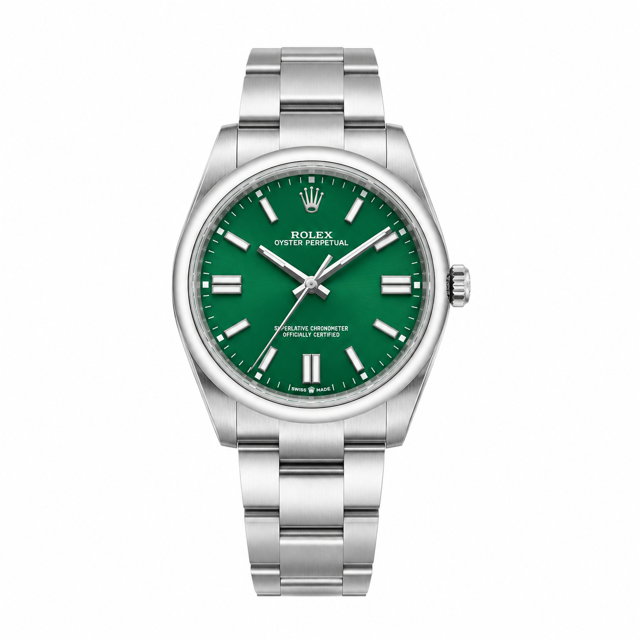 Rolex Oyster Perpetual Green Dial – Stainless Steel