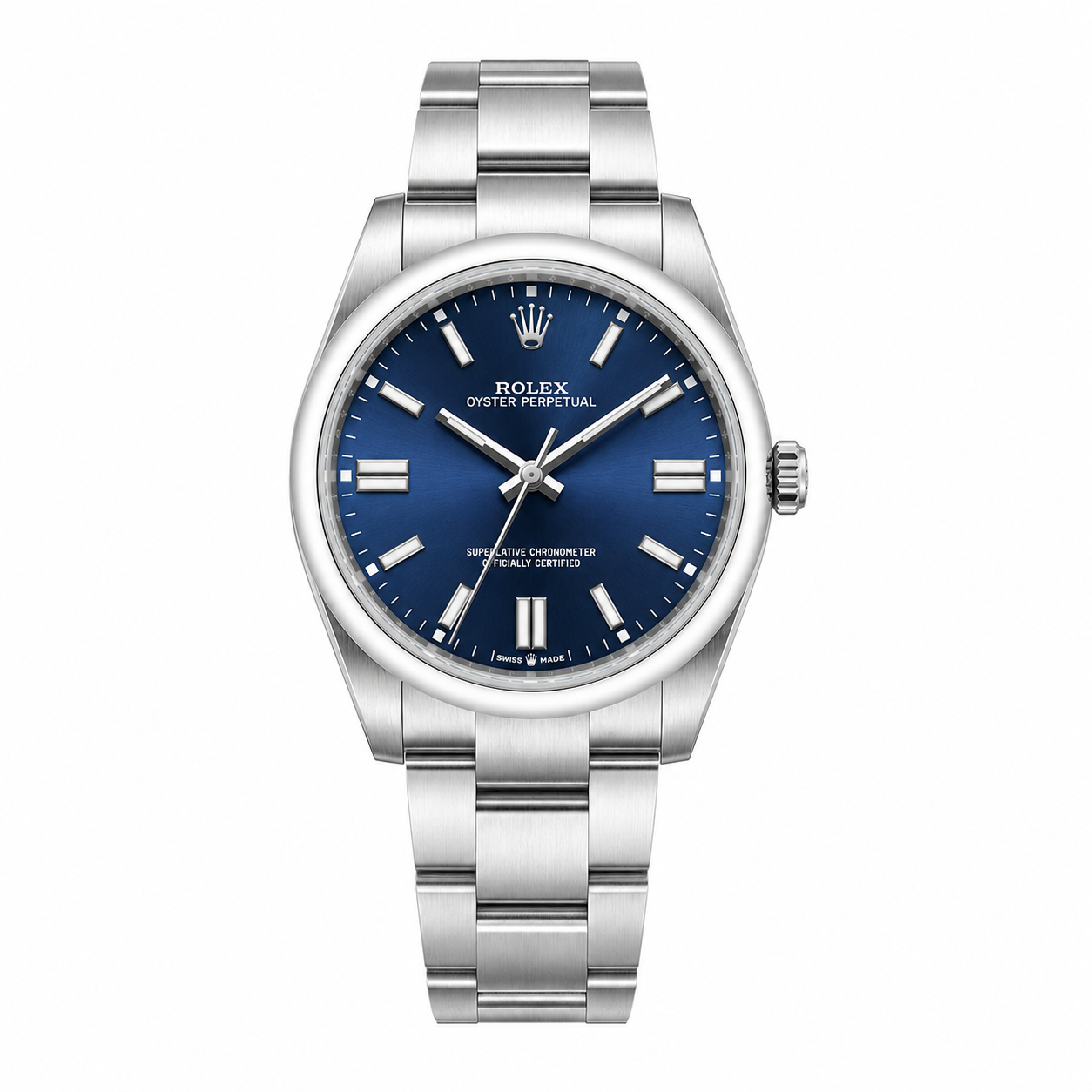 Rolex Oyster Perpetual Blue Dial – Stainless Steel