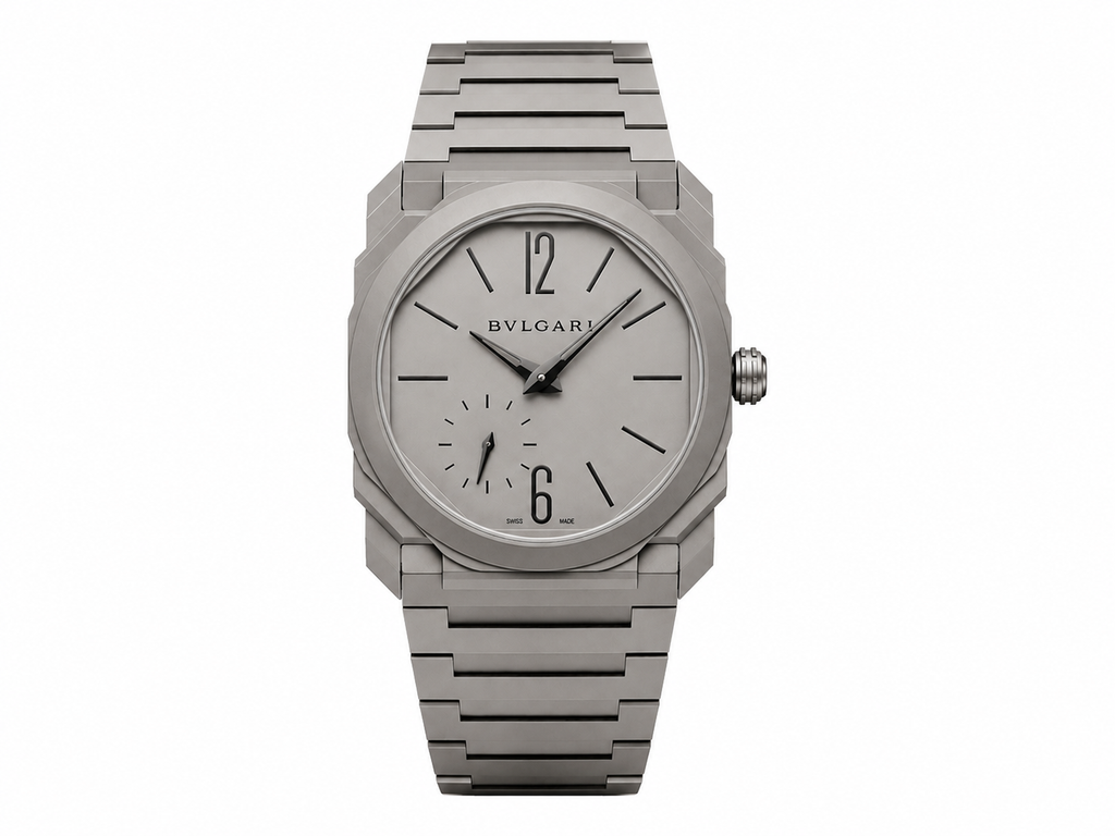 BVLGARI Octo Finissimo Titanium – Matte Grey Dial