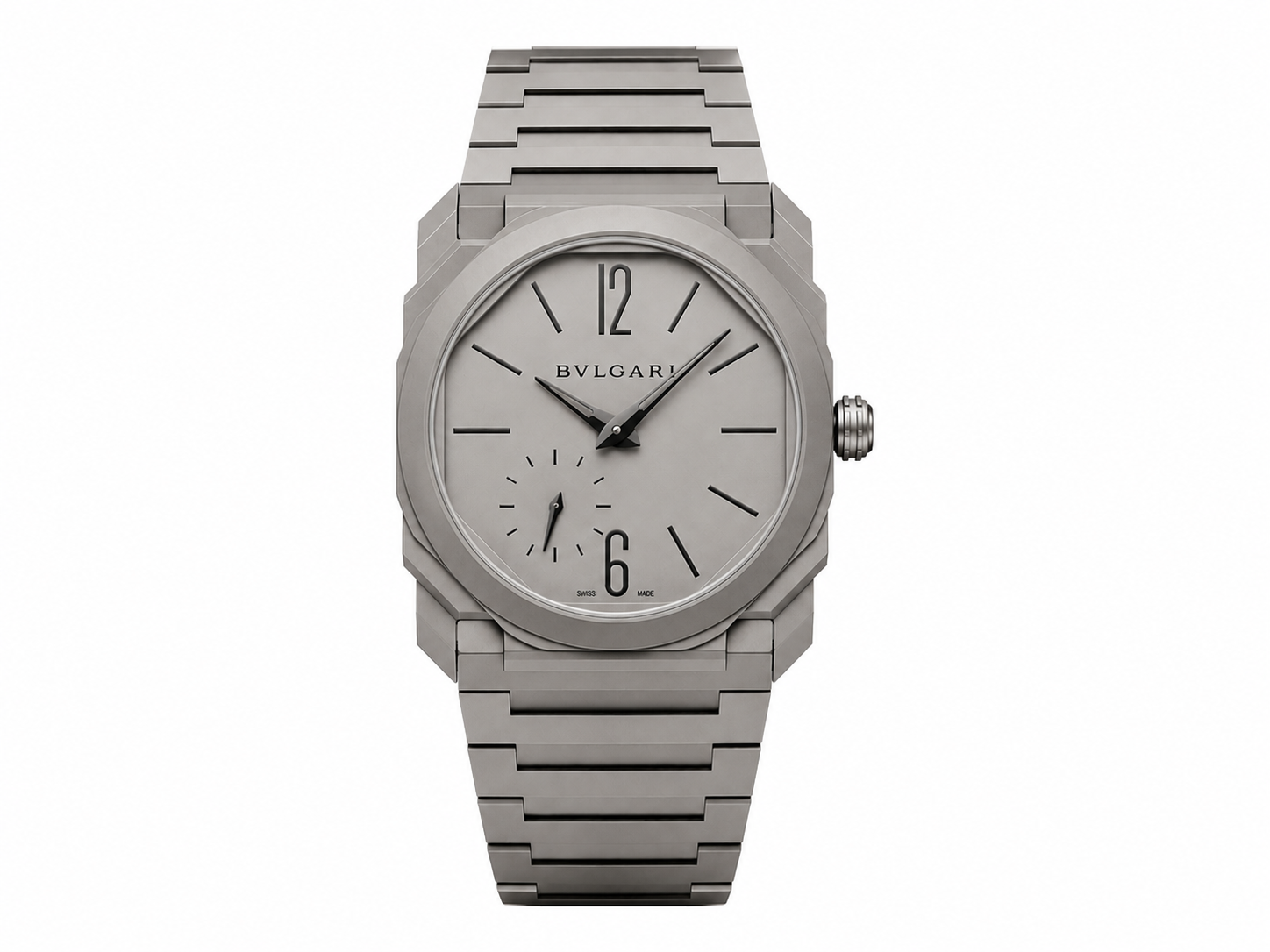 BVLGARI Octo Finissimo Titanium – Matte Grey Dial