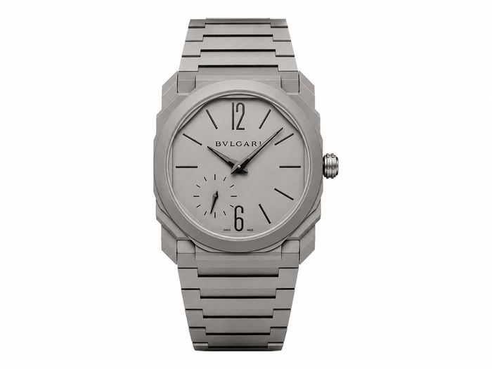 BVLGARI Octo Finissimo Titanium – Matte Grey Dial