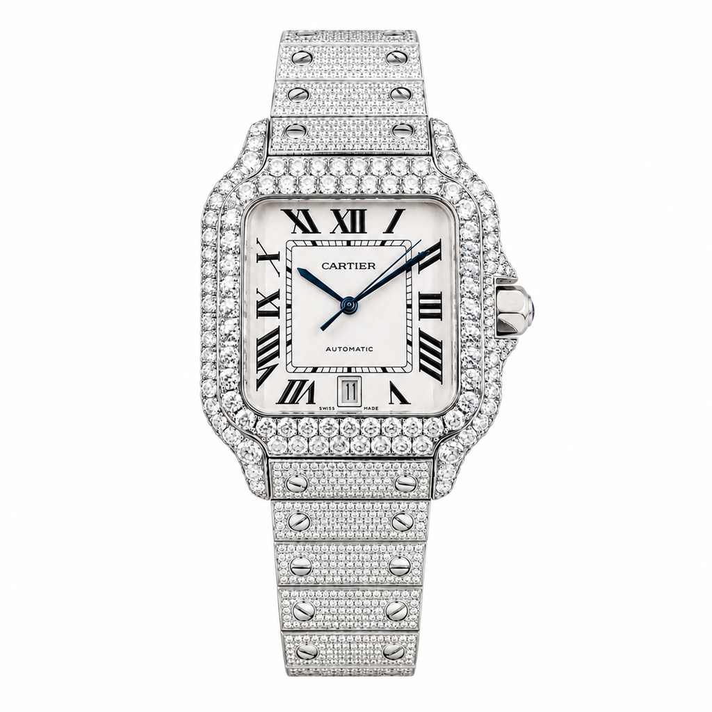 Cartier Santos Diamond Edition – Stainless Steel