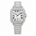 Cartier Santos Diamond Edition – Stainless Steel