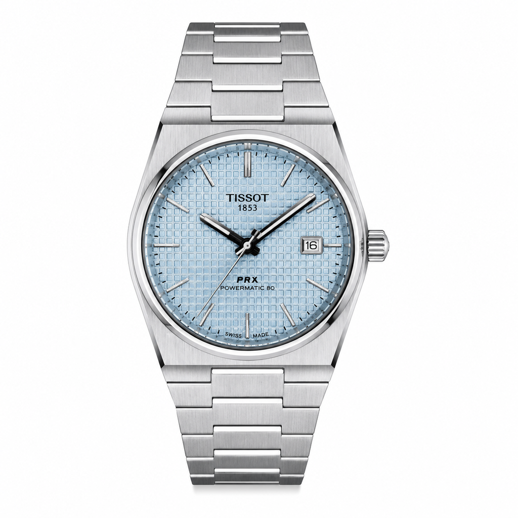 Tissot PRX Powermatic 80 Ice Blue – Stainless Steel