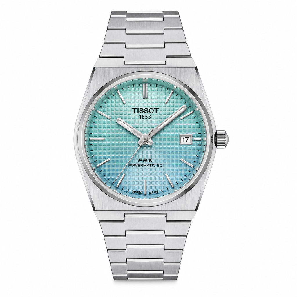 Tissot PRX Powermatic 80 Tiffany Blue – Stainless Steel