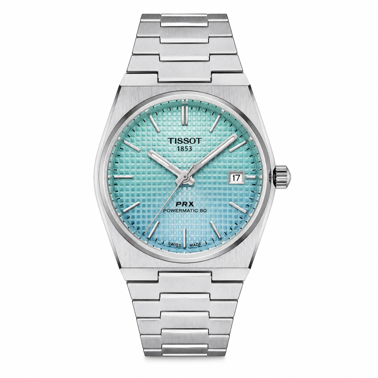 Tissot PRX Powermatic 80 Tiffany Blue – Stainless Steel