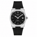 Tissot PRX Powermatic 80 Black Dial – Rubber Strap