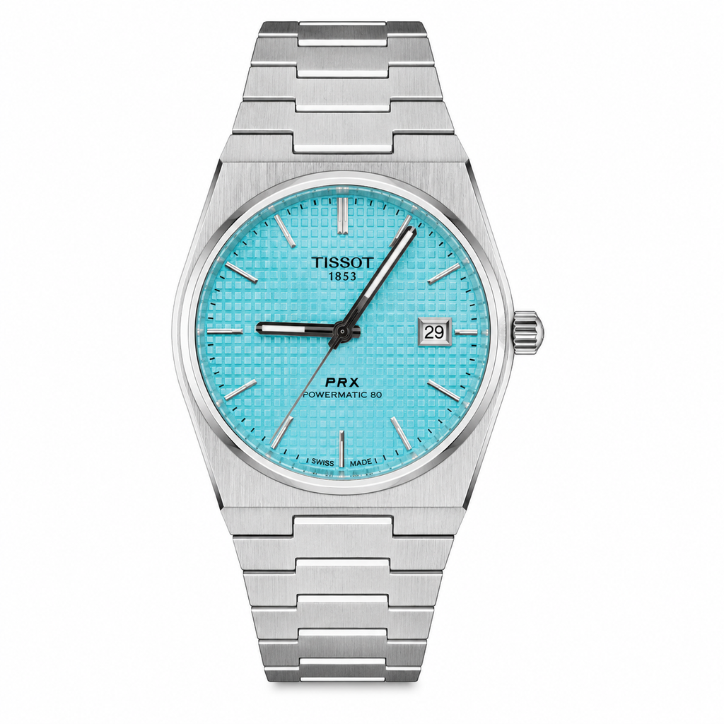 Tissot PRX Powermatic 80 Tiffany Blue – Stainless Steel