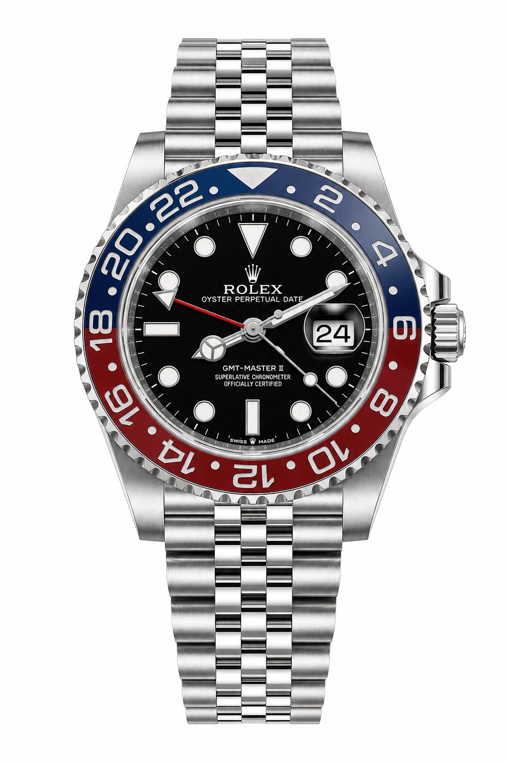 Rolex GMT-Master II "Pepsi" 40 –  VSF SUPER CLONE – 126710BLRO – Jubilee Bracelet