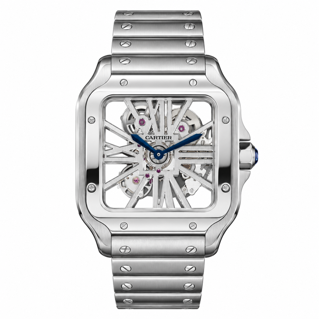 Cartier Santos De Cartier Skeleton