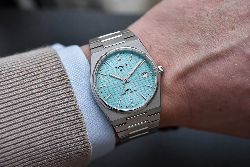 Tissot PRX Powermatic 80 Tiffany Blue – Stainless Steel