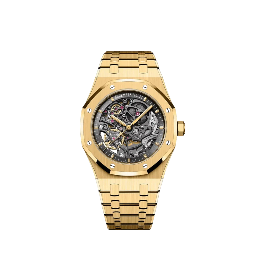 Audemars Piguet Royal Oak Double Balance Wheel Openworked Yellow Gold