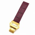 Burgundy Gold Clasp One Piece
