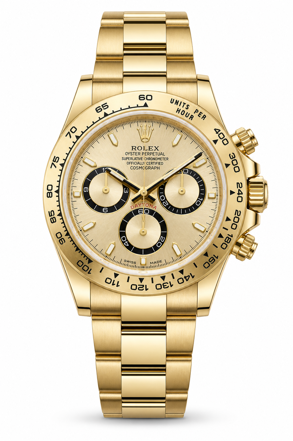 Rolex Daytona - Golden and Bright Black Dial