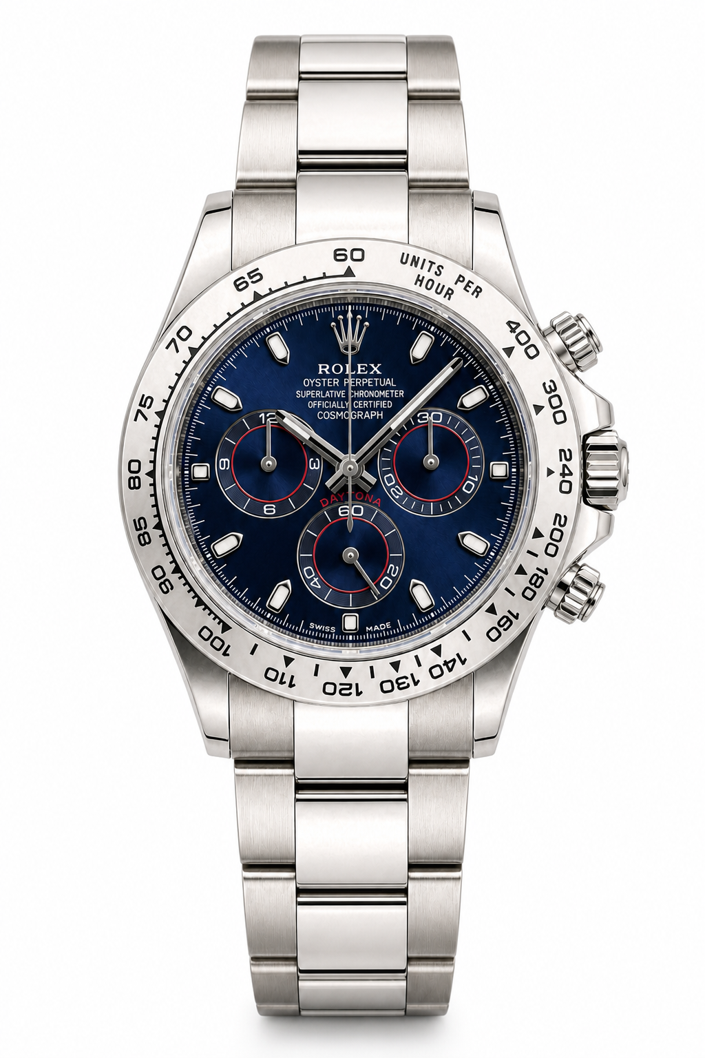 Rolex Daytona - Blue Dial White Gold