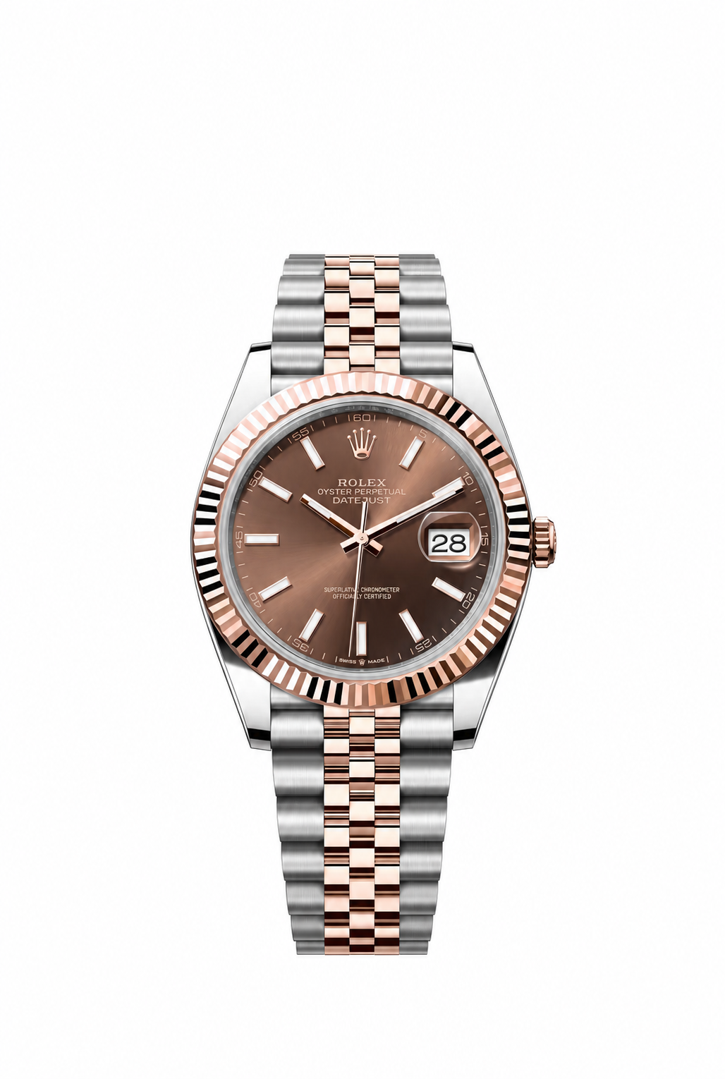 Rolex Datejust 41 Chocolate 18k Rose Gold/Steel