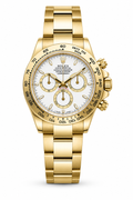 Rolex Daytona - White Dial Yellow Gold