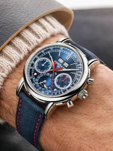 Patek Philippe New Grand Complications Navy Blue Dial White Gold 40mm