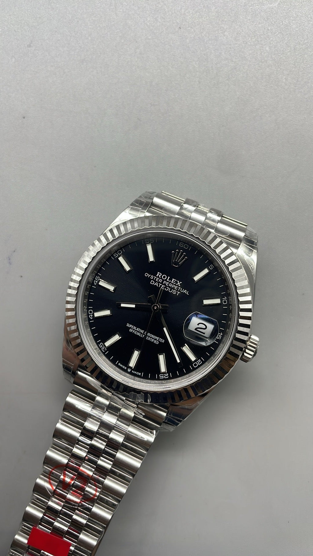 Rolex Datejust 41 – Black Dial VSF SUPER CLONE – 126334 – Fluted Bezel – Jubilee Bracelet