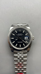 Rolex Datejust 41 – Black Dial VSF SUPER CLONE – 126334 – Fluted Bezel – Jubilee Bracelet