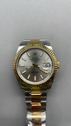 Rolex Datejust 41 – Silver Dial VSF SUPER CLONE – 126333 – Fluted Bezel – Oyster Bracelet
